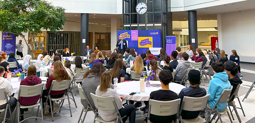Local high school students in One Market Atrium