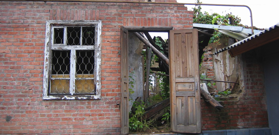 Destroyed home