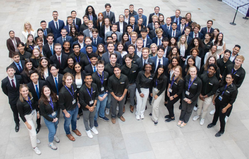 Group of Lazaridis School students.