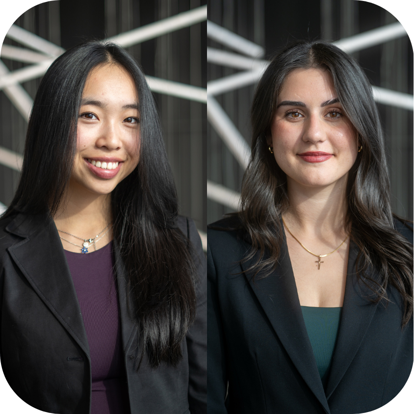 Abby Yim and Ella Jazvac