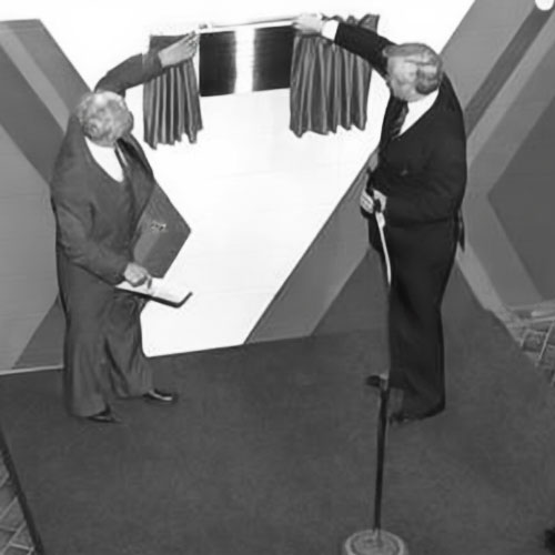 Construction on the Frank C. Peters Building (1970s)