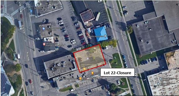 gold lot 22 partial closure