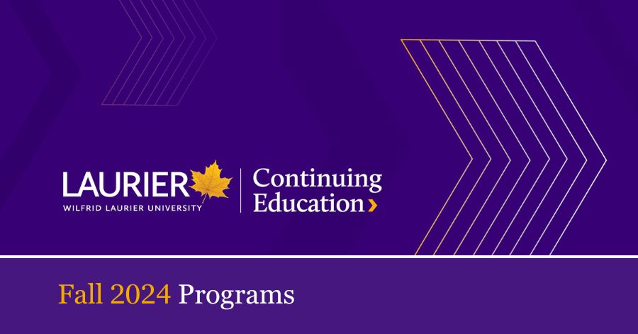 Laurier Continuing Education Fall 2024 Programs