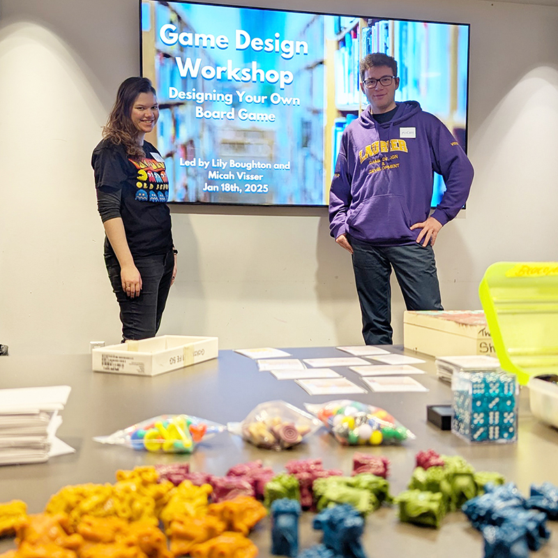 Game design workshop at Brantford Public Library