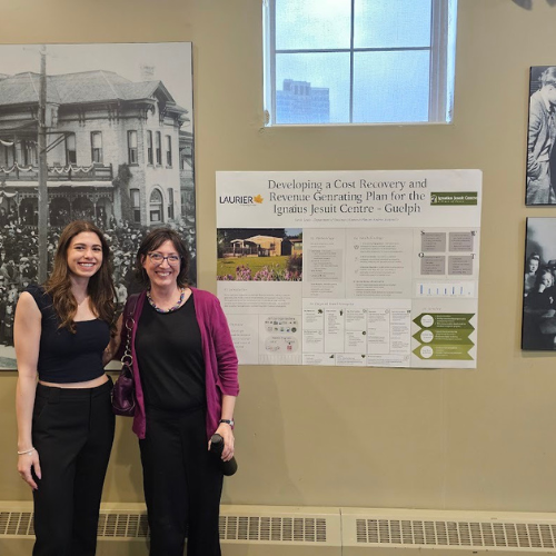 Sarah Lewis and Andrea Scapinello at Ignatius Farm