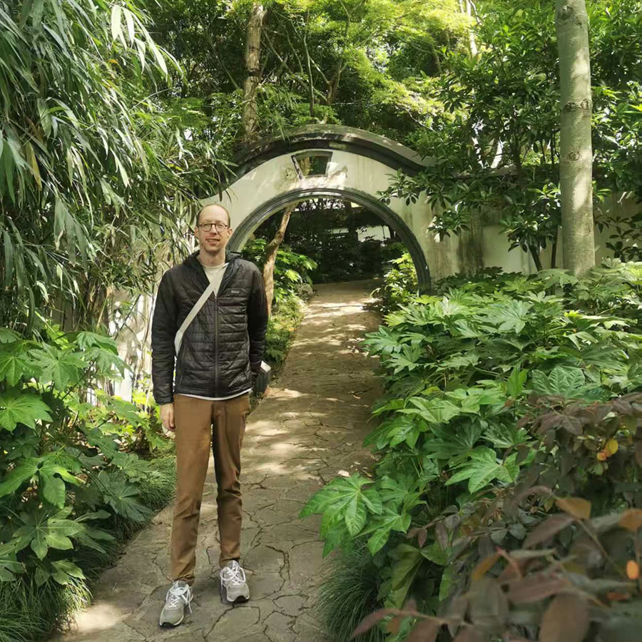 Matthew Emery in Shanghai