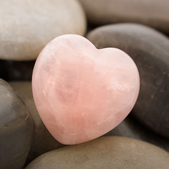 Heart-shaped rock