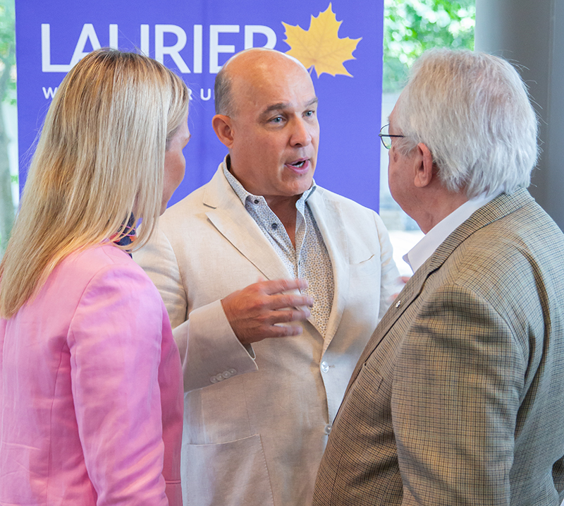 Jim Balsillie, Ann Fitz-Gerald and Savvas Chamberlain