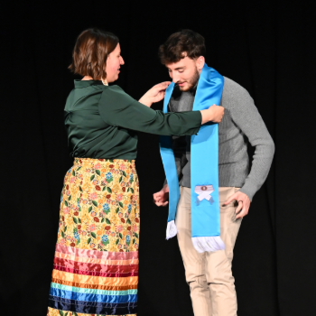 Business graduate Dawson Baptie finds his voice and community at Laurier