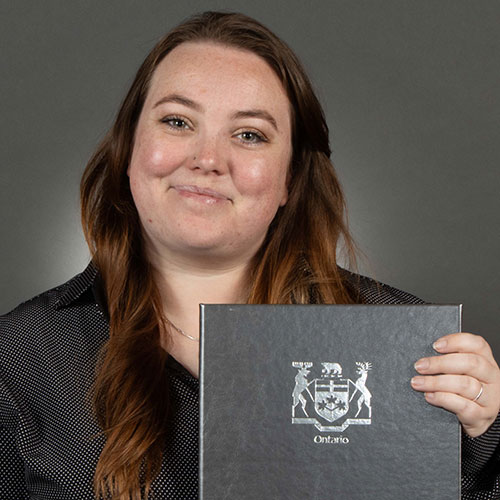 MSW student Ashton McCormick-Kelly awarded Hilary M. Weston Scholarship.