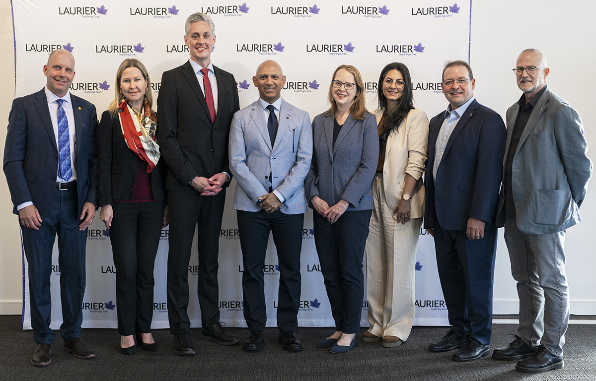 Laurier leaders and dignitaries