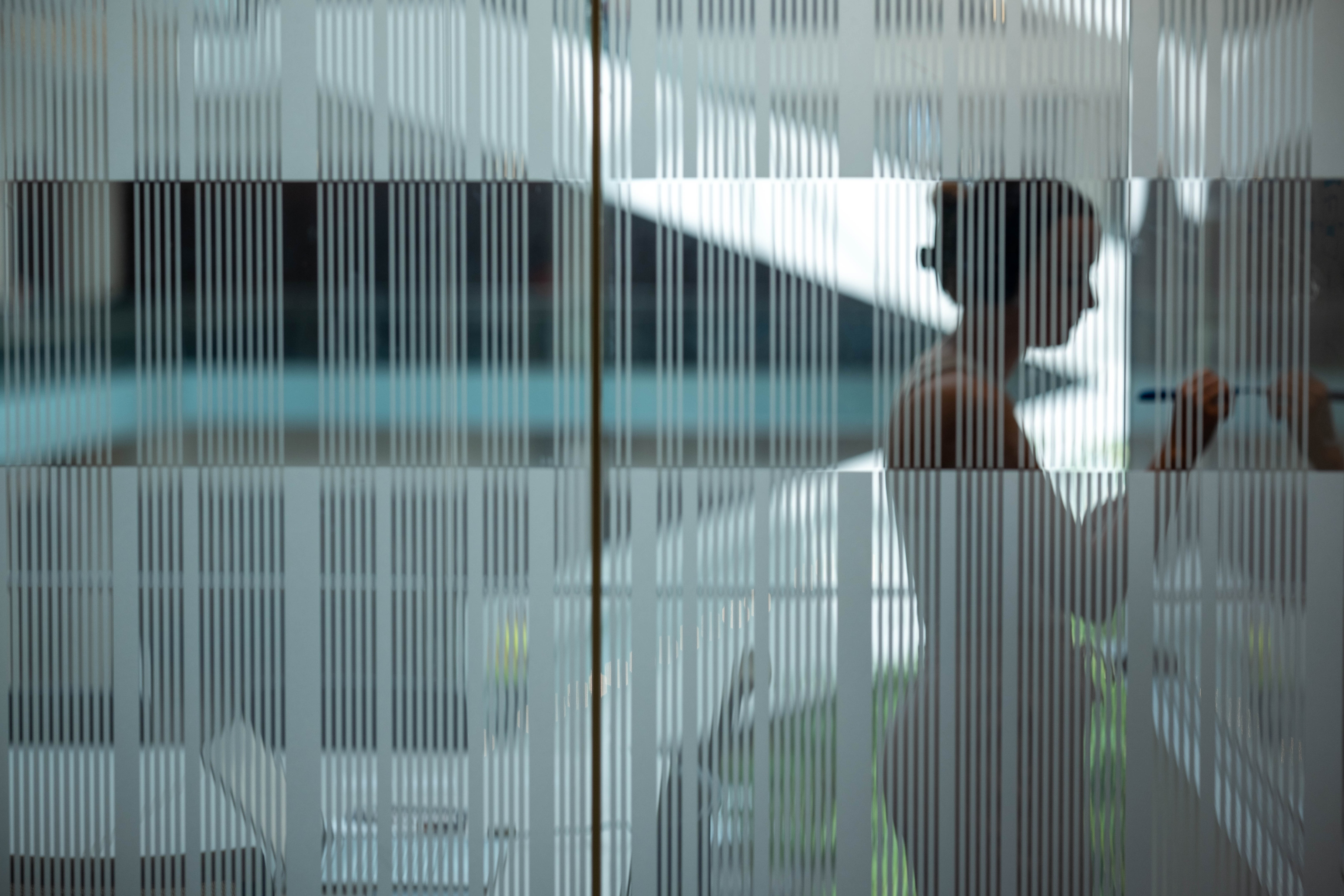 Girl at whiteboard in Lazaridis Hall